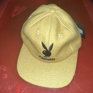 Playboy X Pleasures Mustard Wool StrapBack Men’s Hat
